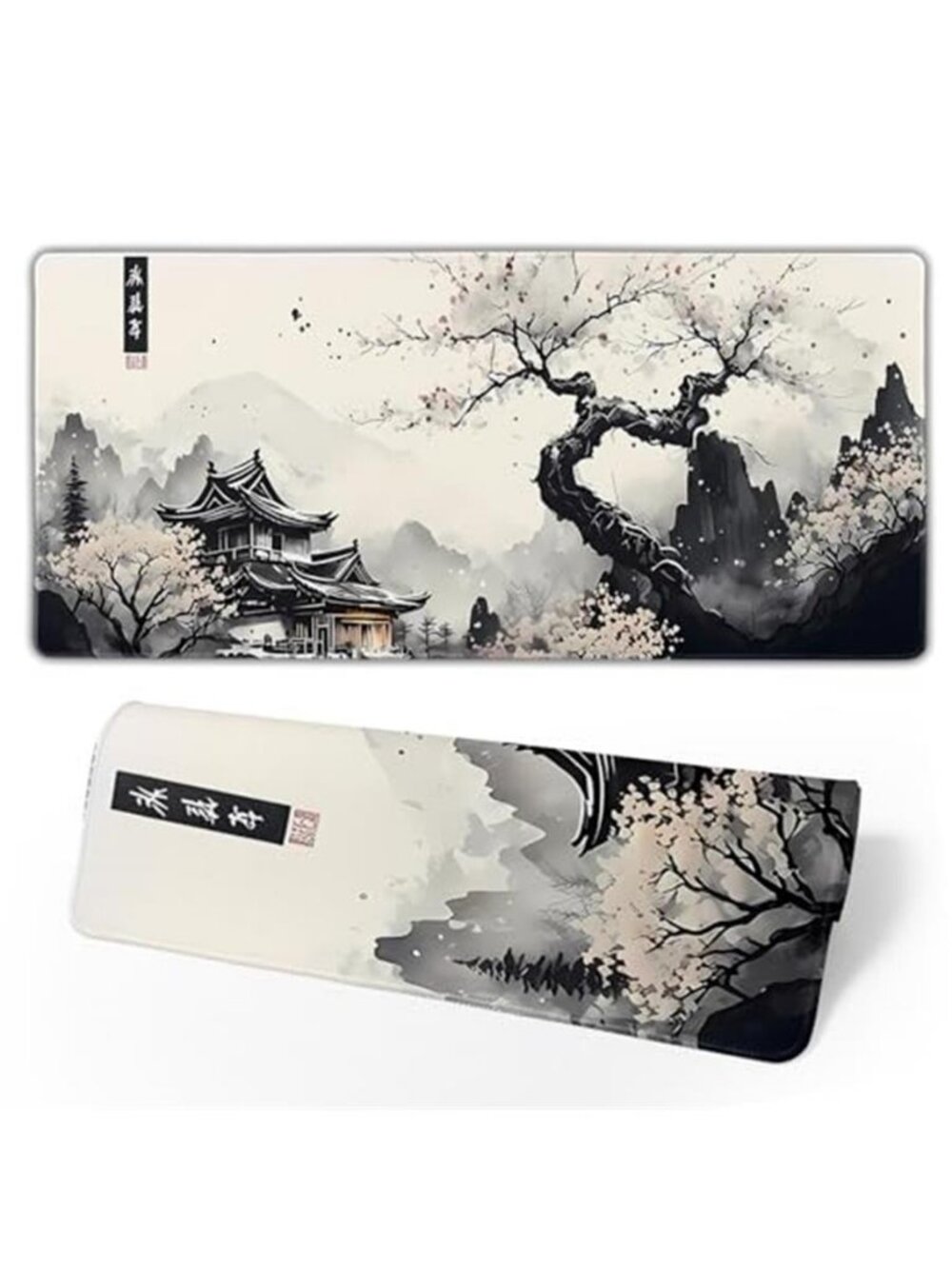 Japanese Mouse Pad, Large Japanese Desk Mat, XL Anime Gaming Keyboard Mat